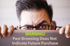 Past Browsing Does Not Indicate Future Purchase
